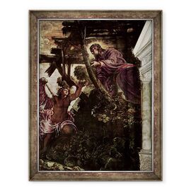Tablou inramat - Jacopo Robusti Tintoretto - Ispita lui Hristos - - Roveli