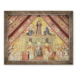 Tablou inramat - Giotto di Bondone - Alegorie de ascultare - - Roveli