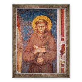 Tablou inramat - Cimabue - Sfantul Francisc fresca - - Roveli