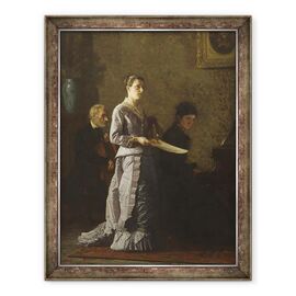 Tablou inramat - Thomas Cowperthwait Eakins - Cantand un cantec patetic - - Roveli