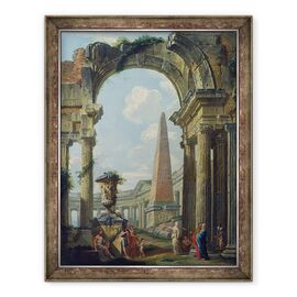 Tablou inramat - Giovanni Paolo Pannini - Ruine - - Roveli