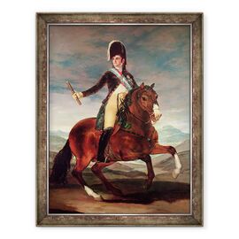 Tablou inramat - Francisco Jose de Goya y Lucientes - Portrit ecvestru al lui Ferdinand VII - - Roveli