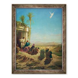 Tablou inramat - Gustave Dore - ingerul lui Tobias - - Roveli