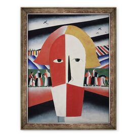Tablou inramat - Kazimir Severinovich Malevich - seful unui taran - - Roveli