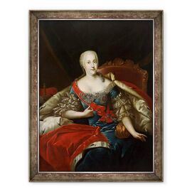Tablou inramat - Antoine Pesne - Portret De Johanna-Elizabeth, Electress De Anhalt-Zerbst - - Roveli