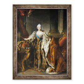 Tablou inramat - Louis M. Tocque - Portret De imparateasa Elizabeth - - Roveli