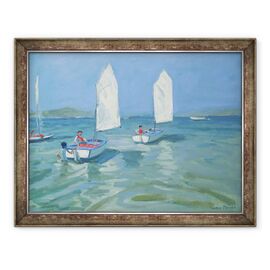 Tablou inramat - Andrew Macara - scoala de navigatie - - Roveli