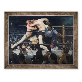 Tablou inramat - George Wesley Bellows - Cerb la Sharkeys - - Roveli