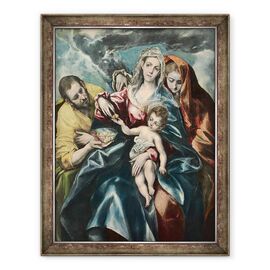 Tablou inramat - El Greco - Sfanta familie cu Maria Magdalen - - Roveli