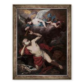 Tablou inramat - Giambattista Langetti - Viziunea Sfantului Ierome - - Roveli