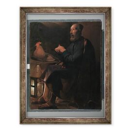 Tablou inramat - Georges de la Tour - Sfantul Petru Pocait - - Roveli