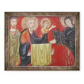 Tablou inramat - Master of Avià - Prezentarea la templu, de la Frontul Altarului Santa Maria dAvia, Bergueda - - Roveli