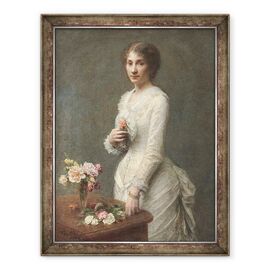 Tablou inramat - Ignace Henri Jean Fantin-Latour - Doamna Lerolle - - Roveli