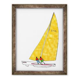Tablou inramat - Daisy de Villeneuve - Culoare navigatie - - Roveli