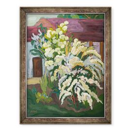 Tablou inramat - Marta Martonfi-Benke - Arbusti in Bloom - - Roveli