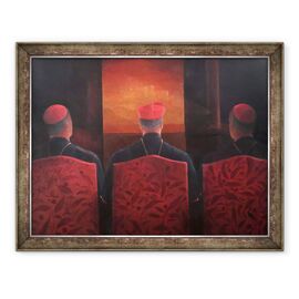 Tablou inramat - Lincoln Seligman - Trei Cardinali - - Roveli