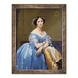 Tablou inramat - Jean Auguste Dominique Ingres - Portretul Printesei de Broglie - - Roveli