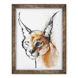 Tablou inramat - Mark Adlington - Feline Caracal arab - - Roveli