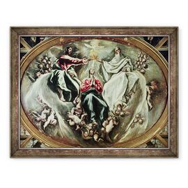 Tablou inramat - El Greco - incoronarea Fecioarei - - Roveli
