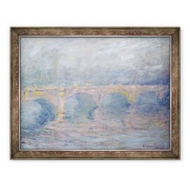 Tablou inramat - Claude Monet - Podul Waterloo, Londra, la apus - - Roveli
