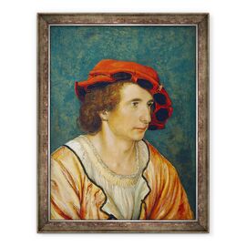 Tablou inramat - Hans Holbein the Younger - Portretul unui Tanar - - Roveli