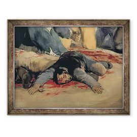 Tablou inramat - Francisco Jose de Goya y Lucientes - Executarea aparatorilor din Madrid II, 3 mai 1808 - - Roveli