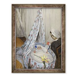 Tablou inramat - Claude Monet - Leaganul, Camille cu fiul artistului Jean - - Roveli