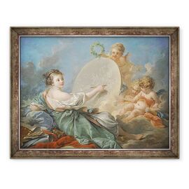 Tablou inramat - Francois Boucher - Alegorie de Pictura - - Roveli