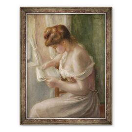 Tablou inramat - Pierre Auguste Renoir - Femeie de lectura - - Roveli