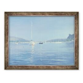 Tablou inramat - Jennifer Wright - Salcombe Yachts - Caldura de vara - - Roveli