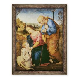 Tablou inramat - Raphael - Sfanta familie cu un miel I - - Roveli
