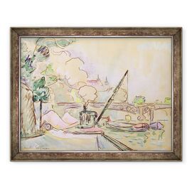 Tablou inramat - Paul Signac - Pont du Louvre - - Roveli