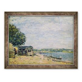 Tablou inramat - Alfred Sisley - Peisajul Saint-Mammes - - Roveli
