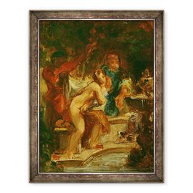 Tablou inramat - Ferdinand Victor Eugene Delacroix - Suzanne la Baile - - Roveli