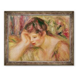 Tablou inramat - Pierre Auguste Renoir - Femeie inclinat - - Roveli
