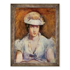 Tablou inramat - Edouard Manet - Tanara fata imbracata in alb sau Marguerite Gauthier-Lathuille - - Roveli