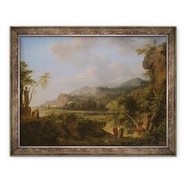 Tablou inramat - Pierre Henri de Valenciennes - Cicero Descoperirea mormantului lui Arhimede - - Roveli