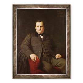 Tablou inramat - Hippolyte Flandrin - Portretul lui Joseph Charles Bonaparte, Printul Napoleon 1822-1891 - - Roveli