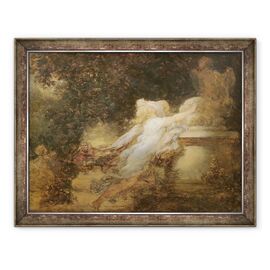 Tablou inramat - Jean-Honore Fragonard - Juramantul de a iubi - - Roveli