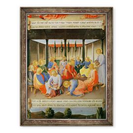 Tablou inramat - Fra Angelico - Spalarea picioarelor, detaliu din panoul trei al Trezoreriei de Argint din Santissima Annunziata - - Roveli