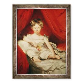 Tablou inramat - Thomas Lawrence - Fetita cu un trandafir - - Roveli