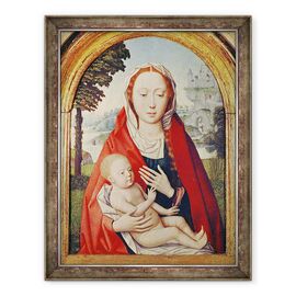 Tablou inramat - Hans Memling - Fecioara si Pruncul - - Roveli