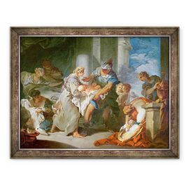 Tablou inramat - Jean-Honore Fragonard - Salvarea Pyrrhus pentru sugari - - Roveli