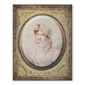 Tablou inramat - Jean-Baptiste Isabey - imparateasa Marie-Louise de Habsbourg-Lorena - - Roveli