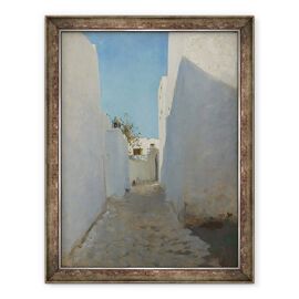 Tablou inramat - John Singer Sargent - O scena marocan Street - - Roveli