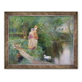 Tablou inramat - Thomas Mackay - Tinerii pescari - - Roveli