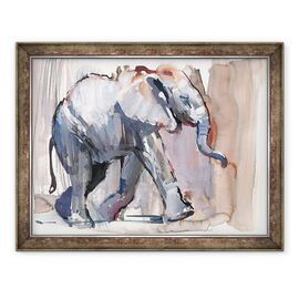 Tablou inramat - Mark Adlington - Copil elefant - - Roveli