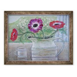 Tablou inramat - Ruth Addinall - Anemone in Ulcior Alb - - Roveli