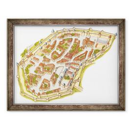 Tablou inramat - Fernando Aznar Cenamor - Carcassonne - - Roveli