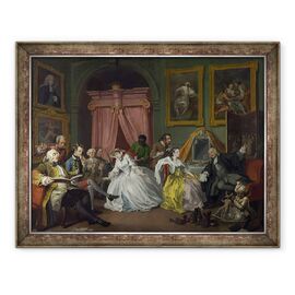 Tablou inramat - William Hogarth - Casatoria a la Mod, IV, The Toilette - - Roveli